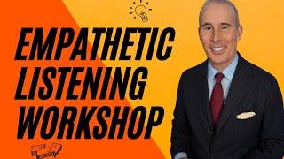 Mastering Active Listening for Professional Success: TJ Walker's Live Workshop