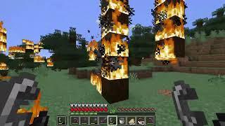 Fire Spread is based on difficulty settings, make sure you put it on hard - Minecraft 1.21