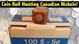 Record Nickel Haul - Coin Roll Hunting Canadian Nickels