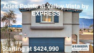 Aries Pointe at Valley Vista by EXPRESS a DR Horton company 1715 plan NEW HOME COMMUNITY IN ALIANTE