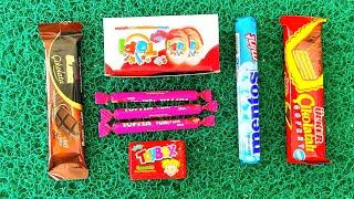 Satisfying ASMR mukbang / oddly asmr candy eating / rainbow lollipops / toys unboxing popular video