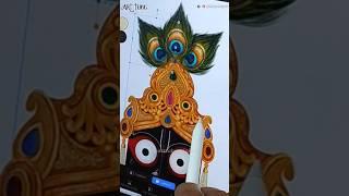 Shri Jagannath Ji  Digital Painting ~ #shorts #jagannath #rathyatra #procreate #ipad #painting