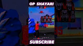 #shayari Free Fire Shayari | Best Free Fire Attitude Shayari | FF Shayari Status | #shorts 
