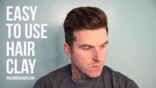 EASIEST HAIR CLAY TUTORIAL!! How to use hair clay for men and women. Quick and easy!