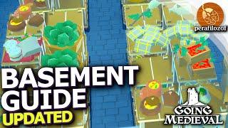 How to prevent Food rotting at high Temperature by building a Basement with ice in Going Medieval