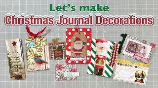 Making Christmas Journal Embellishments