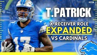 Detroit Lions Tim Patrick ROLE EXPANDED After Good Start!