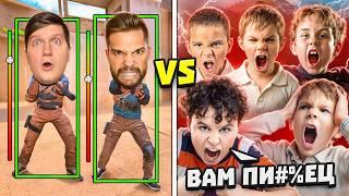 ВЕЛЯ и РИТТЕР vs 15 ХЕЙТЕРОВ в STANDOFF 2 