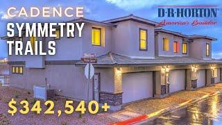New Townhomes for Sale at Symmetry Trails by DR Horton in Cadence, Henderson, NV | 1319 Floor Plan