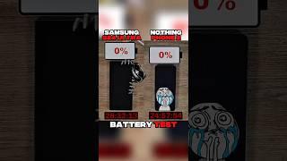 SAMSUNG S24 ULTRA VS NOTHING PHONE 2 BATTERY 🪫 TEST?