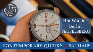 Unique & Bauhaus Design, Very Good Finishing  - FineWatchesBerlin Teufelsberg Watch Review - B&B