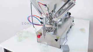 ZONESUN Desktop Pneumatic Paste Filling Machine Installation Operation Cleaning And Maintenance