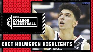 Chet Holmgren scores SEASON-HIGH 23 PTS in Gonzaga’s W over San Diego | ESPN College Basketball