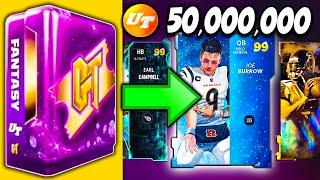 I Spent 51 MILLION COINS on Golden Ticket Packs! (It Got Insane)