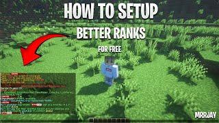 How To Setup Better Ranks in Your Minecraft Server Use Item Adder Plugin For Free