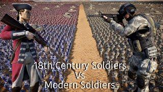 500,000 Modern Soldiers Vs 1 Million 18th Century Troops | Ultimate Epic Battle Simulator 2 | UEBS 2