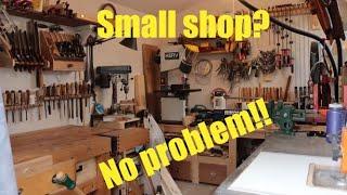 Innovative solutions for small workshop! How to make the most out of little space!