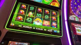 Huff n more puff $150 per spin! High limit! #slots #casino