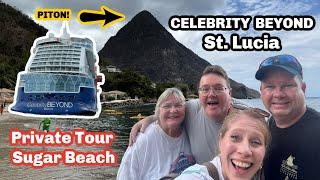 ST. LUCIA SUGAR BEACH PITONS! Celebrity Beyond  Life With Favor