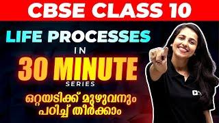 CBSE Class 10 | LIFE PROCESSES | 30 min Series | Exam Winner