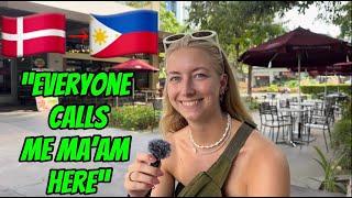 Why this 23 y/o Danish woman says Filipinos are MORE RESPECTFUL after 2 days in the Philippines!