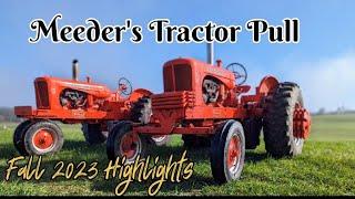 Meeder's Fall 2023 Transfer Sled Tractor Pull Highlights - A Great WD 45 Full Pull !!#allischalmers