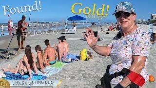 Most Finds This Year! Beach Metal Detecting New Smyrna Beach Florida | The Detecting Duo S03E29