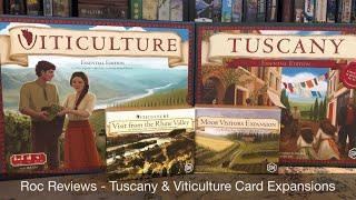 Roc Reviews - Tuscany & Viticulture Card Expansions