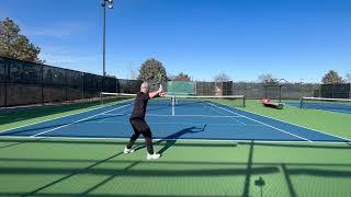 Some 2024 Forehand practice with Toroline strings in the Gravity Pro