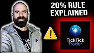 20% Rule EXPLAINED - TickTick Trader Review