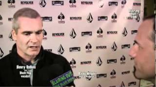 ex Black Flag vocalist Henry Rollins talks W Eric Blair @ the Lemmy movie premiere