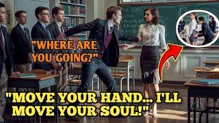 “Bullies Tried to Break the New Teacher—In 60 Seconds, They Were Begging for Forgiveness!”