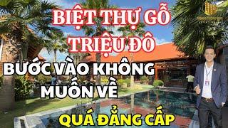 Hạ Giá bán Gấp  Nhà Vườn Nha Trang quá đẹp .Toàn gỗ quý. Có Hồ Bơi , Hồ Cá Koi .