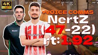 NertZ (47-22) rt:1.92 w/maden +VOICE COMMS l EU FACEIT RANKED (mirage) | #cs2 #pov