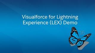 Demo: Visualforce for Lightning Experience (LEX)