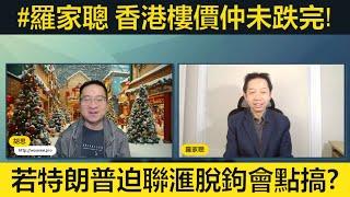 #羅家聰 香港樓價全年跌6%，跌完未？聯匯成為新戰場？由上而下嘅管治究竟得唔得？其實經濟增長有幾重要？