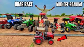 I Build Biggest Drag Race Mud Track For RC Tractors - Chatpat toy TV