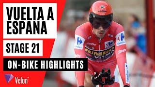 Vuelta a España 2021: Stage 21 On-Bike Highlights