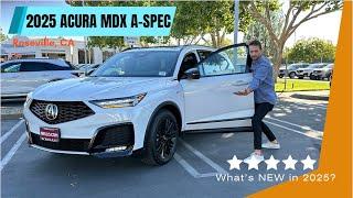 What's new in 2025 Acura MDX A-spec ADV?