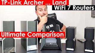 TP-Link Archer WiFi 7 Routers Compared! (BE9300, BE550, GE800, BE800, BE900)