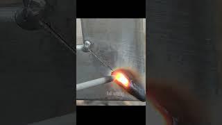 how to weld a galvanized square tube in a vertical position