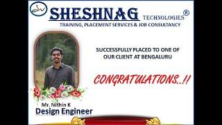 Mr. Nithin K || SHESHNAG TECHNOLOGIES || PLACEMENT OPPORTUNITIES || CANDIDATES JOB AT SNT ||