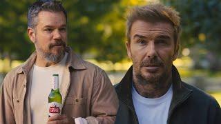 Stella Artois Super Bowl Commercial 2025 ft David Beckham and Matt Damon