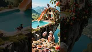 Mesmerizing AI village lifestyle ️️#ai #villagelife #trending #shorts #animation #viralshorts #yt