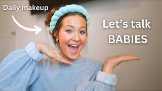 My Make Up Routine | trying for baby #2