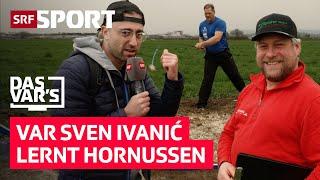 VAR Sven Ivanić lernt Hornussen: «Das VAR’s» Folge 49 | SRF Sport