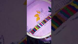 #handembroidery new#flowers handmade Balochi design dress embroidery new design stitching mirror