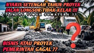 CUACA BURUK‼️HUJAN SEMALAMAN SEBABKAN JALAN LONGSOR || PROSES PERBAIKAN JALAN DI KAWAL TNI & POLRI.