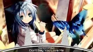 Don,t Say You Love Me - NightcorePlays