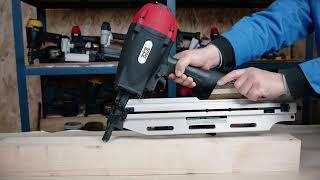 3PLUS 3-in-1 Pneumatic Framing Nailer with adjustable magazine for 21/28/34 degree nails